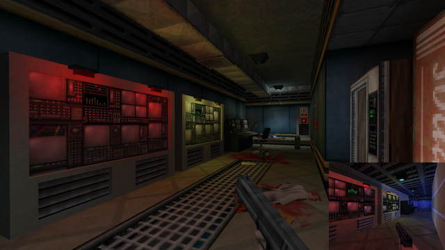 The X-Labs

A map for Half-Life I'm making. (Not a mod)

Recreates some of the screenshots, mainly labeled as an unknown location, stitched it together to create somewhat of a decent gameplay.

Gameplay I tried to replicate quake's, floating weapons, traps, gates and "sequence complete" button puzzles. Will be released soon, 50-60% finished.

Somehow I managed to make the whole layout in two days. Maybe rough blockouts are really good. I usually decorate areas fully each time I make a small area, before I map the whole level, resulting it to be unfinished most of the time.

This really is an experimental map (hehe x-map). If these gameplay functions work well for a mod or not. When it's released, hope people would give me constructive criticism.

Twitter Version:
https://twitter.com/MisterK70116152/status/1511198106439671809?s=20&t=z_K4rW_4ZXorAqfjkgz40A
