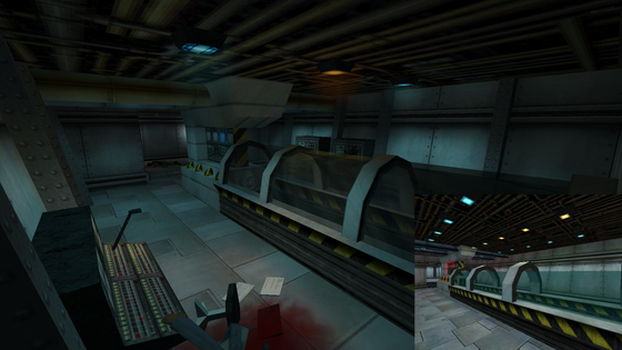 The X-Labs

A map for Half-Life I'm making. (Not a mod)

Recreates some of the screenshots, mainly labeled as an unknown location, stitched it together to create somewhat of a decent gameplay.

Gameplay I tried to replicate quake's, floating weapons, traps, gates and "sequence complete" button puzzles. Will be released soon, 50-60% finished.

Somehow I managed to make the whole layout in two days. Maybe rough blockouts are really good. I usually decorate areas fully each time I make a small area, before I map the whole level, resulting it to be unfinished most of the time.

This really is an experimental map (hehe x-map). If these gameplay functions work well for a mod or not. When it's released, hope people would give me constructive criticism.

Twitter Version:
https://twitter.com/MisterK70116152/status/1511198106439671809?s=20&t=z_K4rW_4ZXorAqfjkgz40A