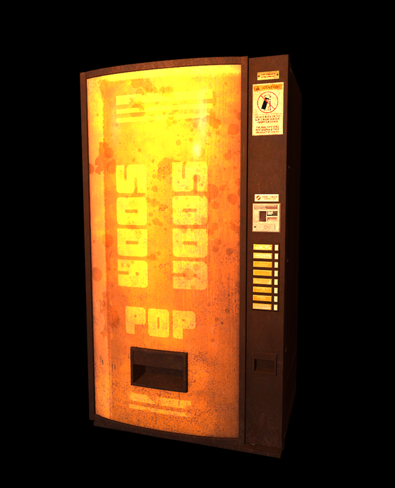 Here is a small thing we did for Remnants, a retextured vending machine!  Inspired by one of the vending machines in HL1, this prop will hopefully make the world “POP” out more in Remnants! 