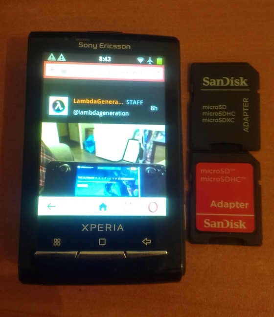 Sony Ericsson Xperia X10 mini (2010) #LambdaGenerationOnMy 