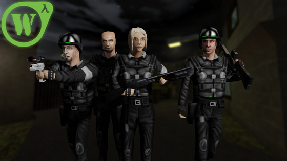 New TSO Agent models for WAR: The Savior's Order. These will be the agents you'll meet along your journey. From left to right - Agent Six, Harris, Red and Tucker.