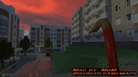 My map is in development for Half-Life and Counter Strike. Based on a district of my city :) ps Ukraine forever! No War!