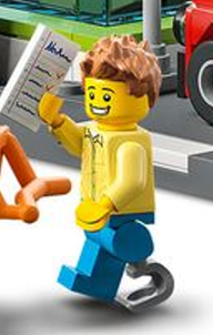this new Lego leg piece would be perfect for Eli Vance