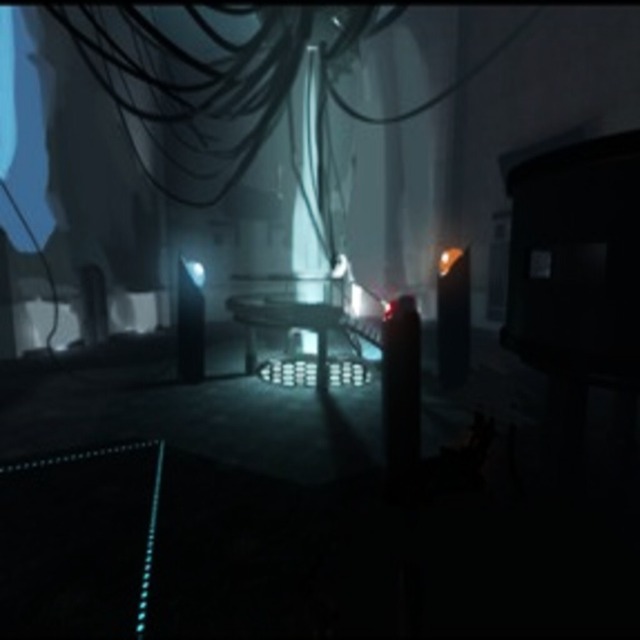 Portal 2 concept art of the Genetic Lifeform and Disk Operating System