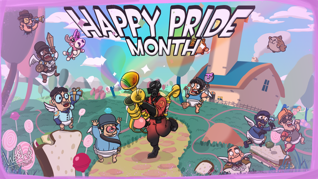 HAPPY PYROLAND PRIDE MONTH, EVERYBODY!

What a better way to celebrate pride month with the colourful Pyroland dimension... yep totally nothing wrong here... not even a bit... a totally normal celebration.

#PrideMonth #SaveTF2