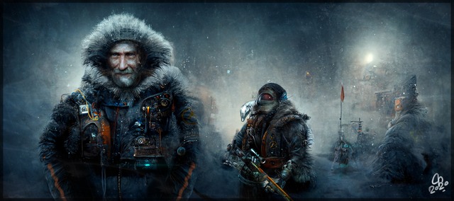 A group of Rebels in the Arctic, surviving against the Combine and the harsh weather. A Vortigaunt Trapper and his Skitch pet. And a scientist, accompanied by their modified Hunter.




Like always photobashing, matepainting, digitalpainting and of course some assets are from Half-Life games !
