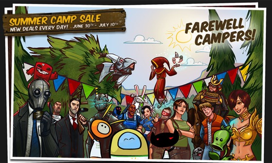 summer camp sale still has some of the best steam sale artwork