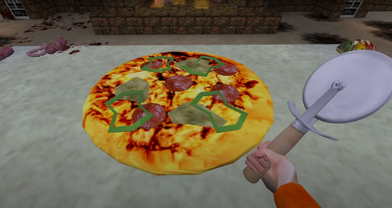 Played a map called Pizza Ya San (Pizza Shop in Japanese). Pizza was made after much bloodshed of myself and enemies.