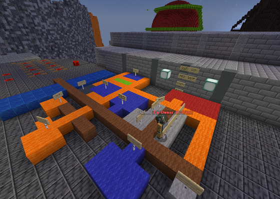 making progress with @rexxars (so far we've made a tiny map of the security training areas) 