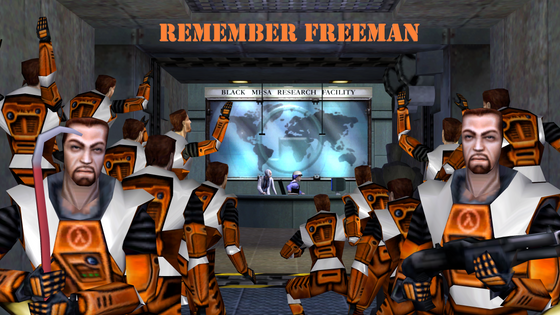 On August 14th, thousands of Freemans going to raid Black Mesa At 15:00 GMT 

#RememberFreeman