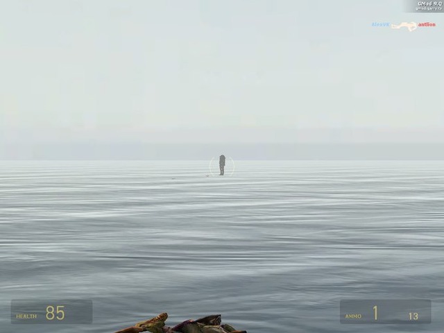 was playing half life 2 and saw this hev suit in the middle of the ocean...
what the hell is it doing there?!
#werid #gmod