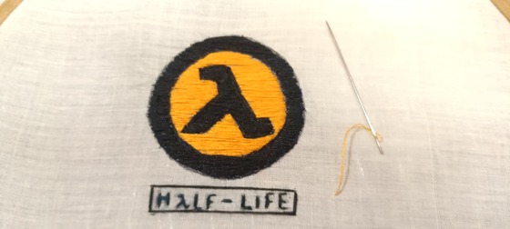 This is half life logo done by me within 9hours 😌😌