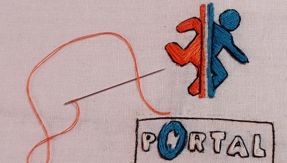 Portal artwork was made with my threads and my heart❤❤❤