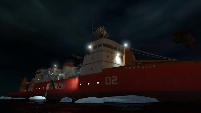 The Borealis Ship From Half-Life 2's Beta.