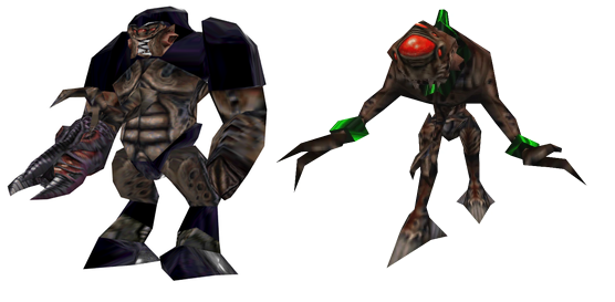 I thought something crazy, what if the Alien Grunt is a genetic modification of the Vortigaunt? #theory