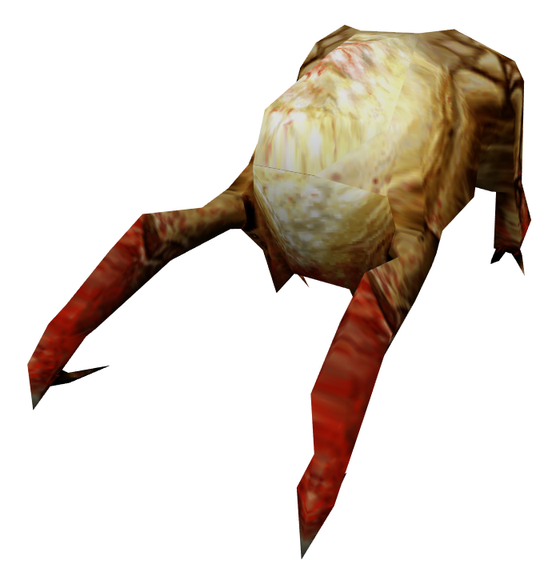 Fact: The headcrab model that has been shipped in the final game is actually an older version of the headcrab. The first 2 pictures are the comparison between alpha and retail headcrab, and the last picture is the later headcrab that was shipped in Half-Life Day One.