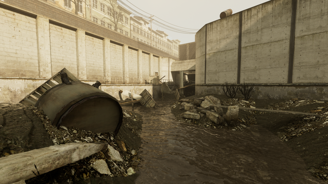 Blocked Canal - Half-Life Re-render Project