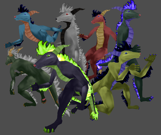 I'm making some HLDM dragons. Including new animations / skeleton parts. Still have some work to do, but I wanted to show progress.