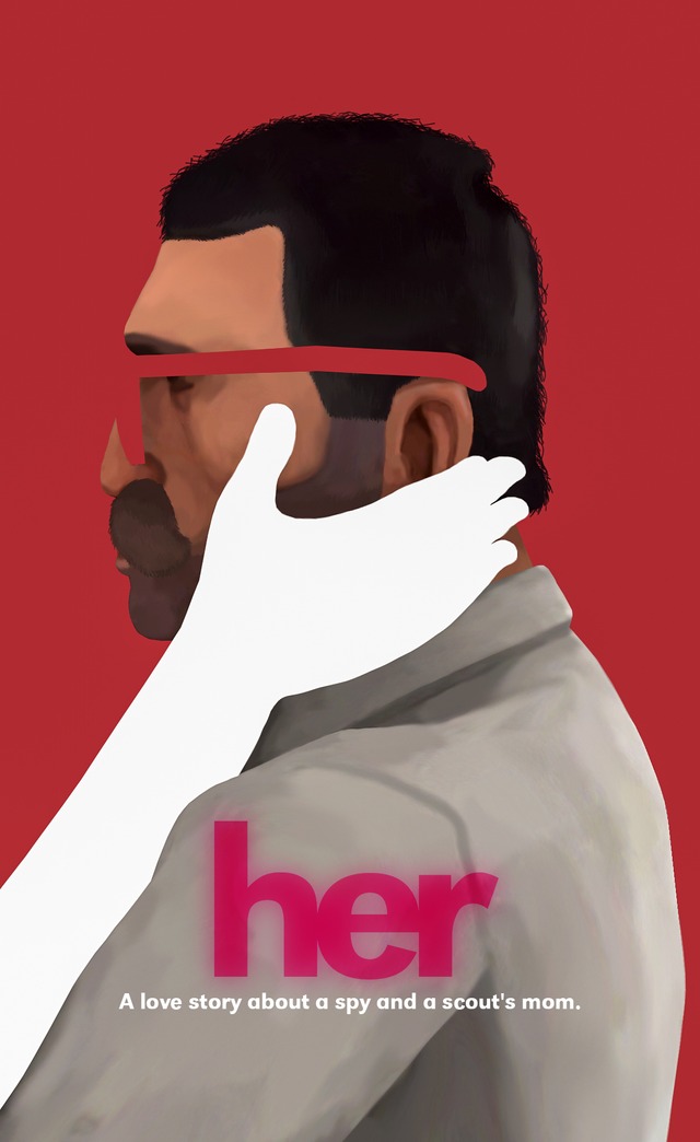 "Her"
One of my old posters. Made with SFM and Photoshop