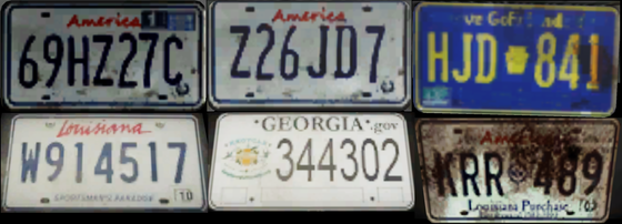 Hey guess what? I found two more of the reference photos of license plates used on Left 4 Dead's car models.

Last photo shows all the license plates on the high definition car models.