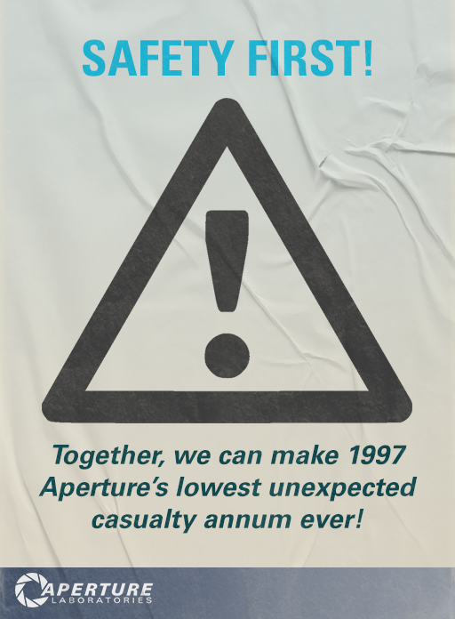 Some 90s era Aperture posters for a map I'm working on.