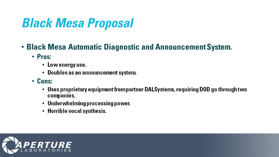 "PROPOSAL FOR AUTOMATED DIAGNOSTICS SYSTEM"
Produced by Aperture Science dba Aperture Laboratories 2000
[DISTRIBUTION IS STRICTLY PROHIBITED]
