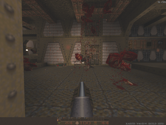 Here's a very different and strange Xash3D mod - Quake Remake. This is a full port of Quake 1 to goldsrc via Xash3D. What makes it especially interesting in my eyes is just how much goldsrc DNA you can feel in the game.

On the surface, it's basically the same game but if you have spent a decent chunk of time with Quake and HL1/other goldsrc games you'll probably be able to spot quite a few differences. Things like Scrags bleeding yellow and their projectile leaving the bullsquid impact, different screen effects for explosions, ability to spray logos and the list goes on.

The movement is goldsrc rather than Quake so they're similar but definitely different. You'll also see some behavioral changes both for monsters and weapons. I think the Nailgun fires at the same speed as the MP5 so that's a big change right there.

All of these changes feel incidental rather than deliberate. I think they're a byproduct of porting the whole game to goldsrc. There's also a number of mods and addons in moddb that I haven't explored just yet but definitely will.

If you're a big Quake fan who has also played a lot of Half-Life 1 then I would highly recommend checking out this bizarre little port. Let me know what cool and strange things you guys find! I'm gonna play through all 4 episodes myself so I'll be sure to share some stuff I find as well :)

Download link - https://www.moddb.com/games/quake-remake/downloads/quake-remake-v10-sfx-archive

Mods/Addons - https://www.moddb.com/games/quake-remake/downloads