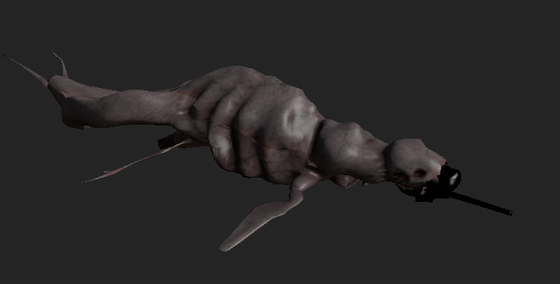 The HL2 mod "Outcast" has posted a progress update, which includes the first naked gunship I've seen, as referenced in Raising the Bar. Although, the snout gun means it isn't truly naked...

https://www.moddb.com/mods/half-life-2-outcast/news/october-progress-update