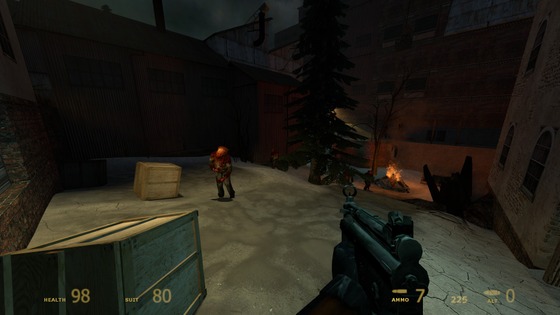 Half-Life 2: Pathway Through Ravenholm with Beta Aesthetic