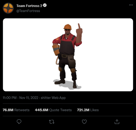 The TF2 twitter account posted this (and then deleted it)