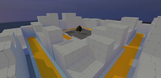 Been working on my first map withing S&Box/Source 2! It's untextured and undetailed still, off course. But it's getting somewhere. It's been really fun using the tools!