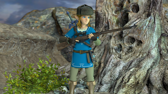 Link being a sniper on that Mosin 91/30 lol....


