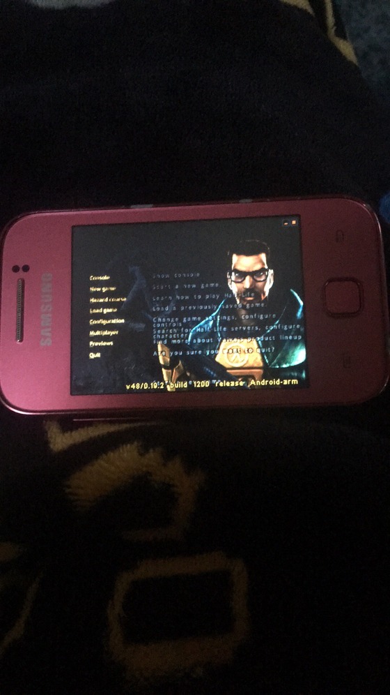 Half-Life on Samsung Galaxy Y (game along with Touchwiz crashed on c1a0)