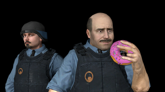 Artwork Of Mordoch and Otis 
good old otis still loving his donuts