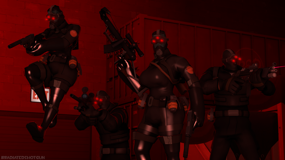 TF2 Styled HECU Marines and Black Ops i did in SFM a while back