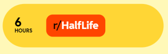 6 hours on r/Half Life (reddit). I think I spent more on Lamdagen.