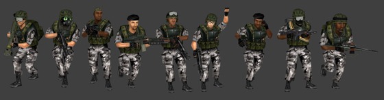 Made some variations to the opfor hgrunts
