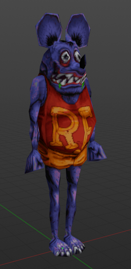 So there was this cut deathmatch playermodel for HL1 called Ratfink and it's literally the ugliest thing I've ever seen.