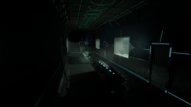 'Gravity in motion' WIP
Hallway section of the facility in Neuro-Dose Ep 1