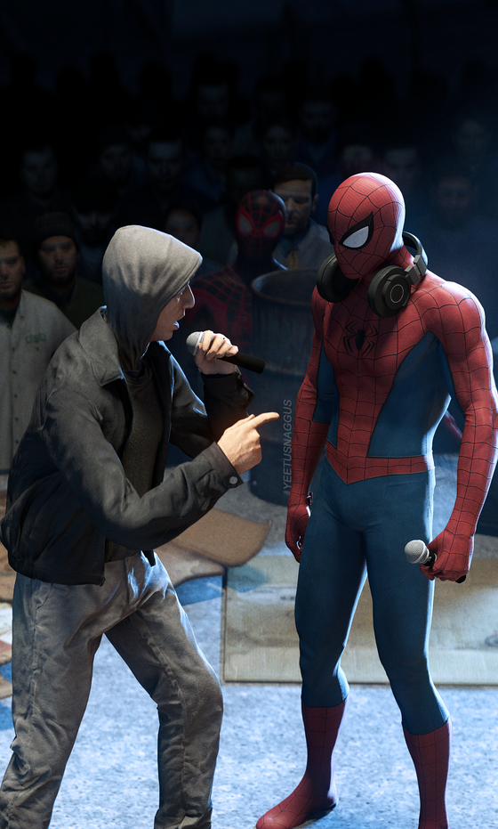 Spider-Man vs Eminem

roblox auto rap battle momento