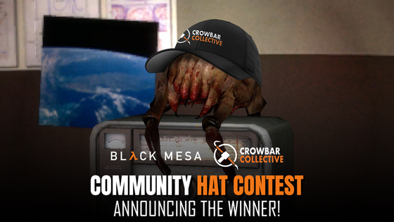 Greetings Scientists!

The Community Hat Contest has come to an end! Thank you all for taking part in this event, it was a genuine delight to see all the cool hats!

While we enjoyed all the entries in this contest, we can only have 1 winner! Hats off to @Shinotama#7918 for their excellent piece of headwear! Congratulations on the new Crowbar Collective Snapback Hat!

If you would like to get one for yourself, you are welcome to do so here: https://merch.crowbarcollective.com/

Follow us on Facebook, Twitter, and Instagram for the latest developer updates, and news.

Facebook: https://www.facebook.com/BlackMesaDevs/
Twitter: https://twitter.com/BlackMesaDevs
Instagram: https://www.instagram.com/blackmesagame/


