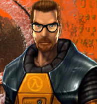 I will proudly say, with full confidence that Gordon Freeman is naked when wearing the HEV suit.

I mean just look at the neck area HE'S NAKED.