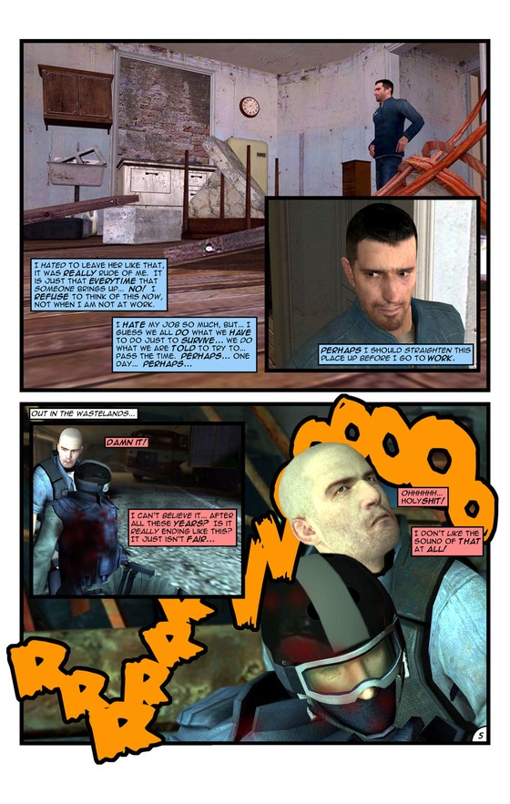 Just randomly sharing some pages from the damn best serious Half-Life 2 comic, Apostasy, just because I felt like it and I figured many people probably aren't even aware it exists.

You can find all six issues of the series over at Metrocop: https://metrocop.net/comics/apostasy/