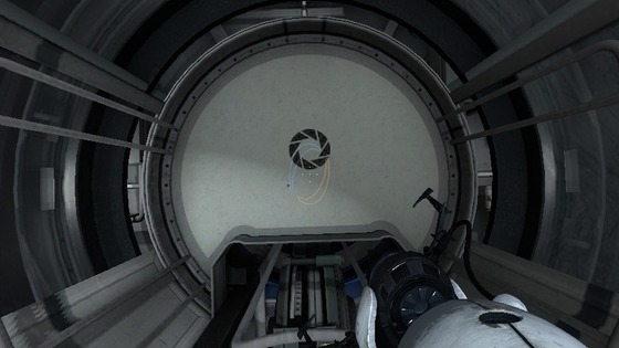 How do i make looking down like portal 2?
