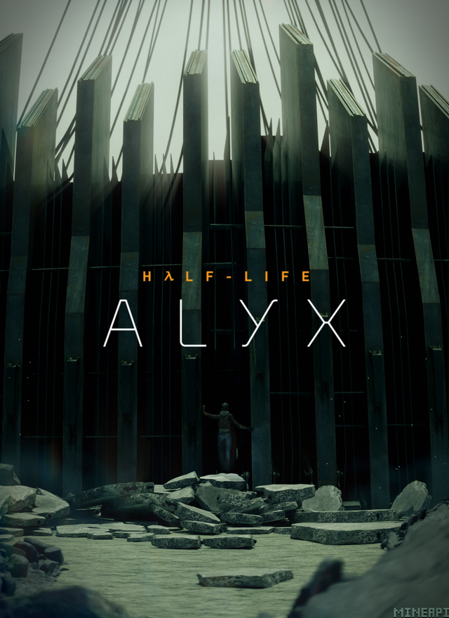 My take on the Half-Life: Alyx poster :>