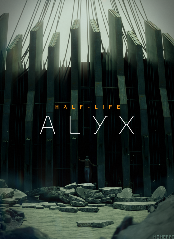 My take on the Half-Life: Alyx poster :>