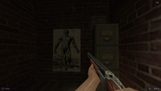 I always like it when actual paintings are put into old games/engines. This is from They Hunger in Sven Co-Op