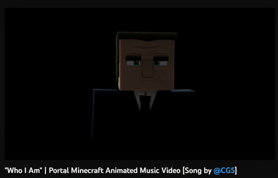No way gman in the minecraft portal music video 