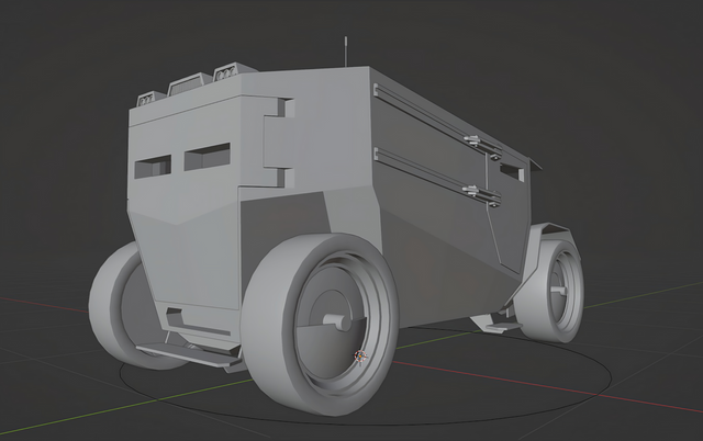 Here is a little something I've been working on ...

I wanted to participate in the Endless Engines challenge, but sadly didn’t get enough time to finish my work…
I decided to create this Combine truck based on a concept from Tristan Reidford

There is still some work to do in terms of modeling, but it’s coming along quite nicely
I hope I’ll be able to finish it, and maybe port it into Source !

Hope you like it ! :)