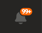 if anyone was curious, the limit of the number of notifications you get its 99

i tought it could go beyond that for some reason